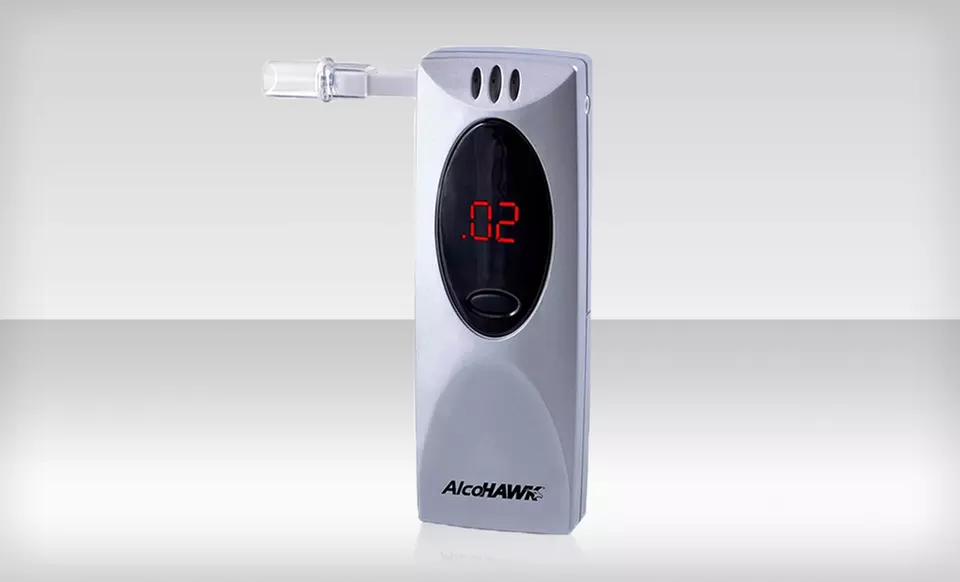 $29.99 for an AlcoHawk Slim Digital Personal Breathalyzer with Mouthpieces ($67.98 List Price). Free Shipping & Returns. - Primary Image