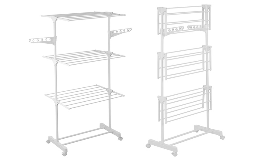 Image 3: Compact Folding Airer