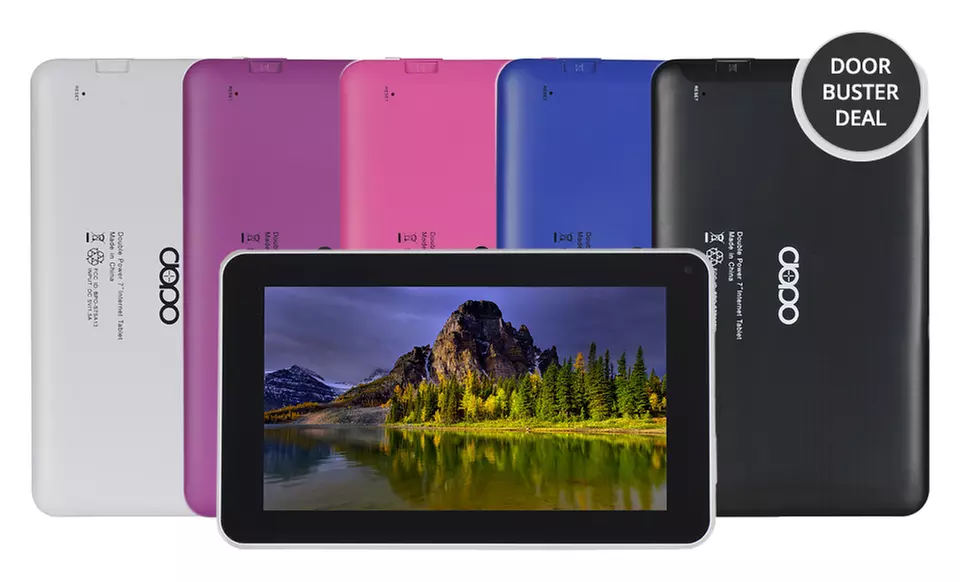 Double Power 7" 4GB Android 4.2﻿ Tablet with Google Play (D7020). Multiple Colors Available. Free Returns. - Primary Image