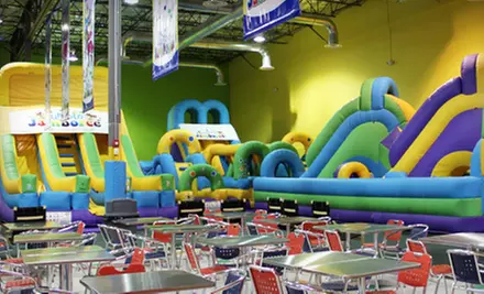 $20 for a Kids Bounce Visit for Two with Pizza and Soda at Jumpin' Jamboree in Doral (Up to $46.92 Value)  - Primary Image