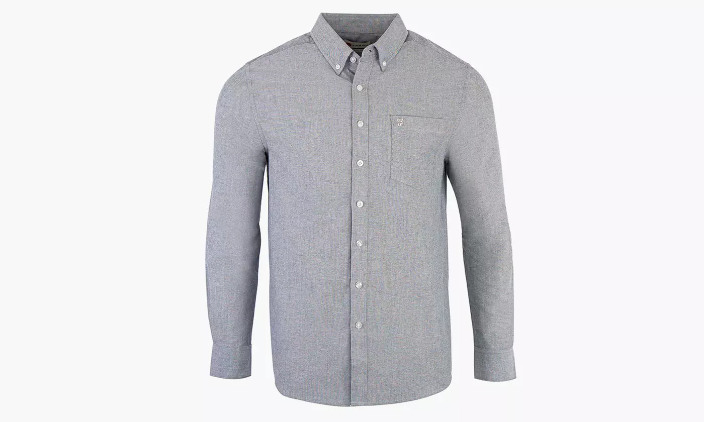 Chemises pour hommes 100% coton Farah - Second Medium