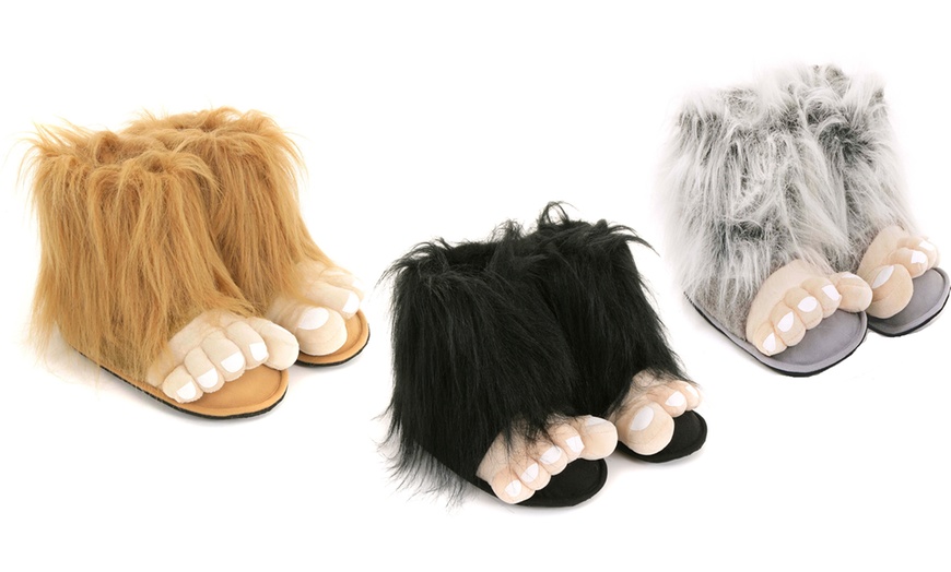 Image 1: Bigfoot Slippers