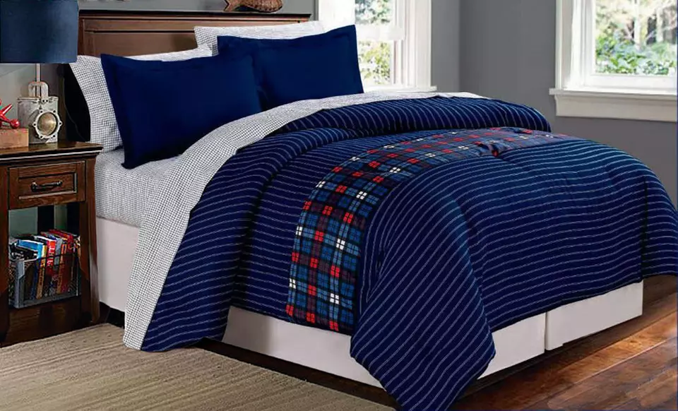 U.S. Polo Assn. Bed in a Bag with Sheets (Up to 39% Off). Multiple Styles Available. Free Shipping and Returns. - Second Medium