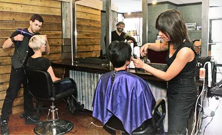 Women's Cut, Wash, and Blowout or Full-Foil Highlights, Cut, and Style at Stan Parente Salon (Up to 68% Off) - Primary Image