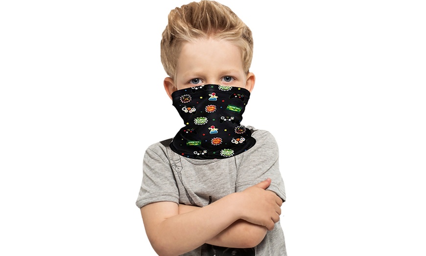 Image 4: Kids' Scarf and Face Covering