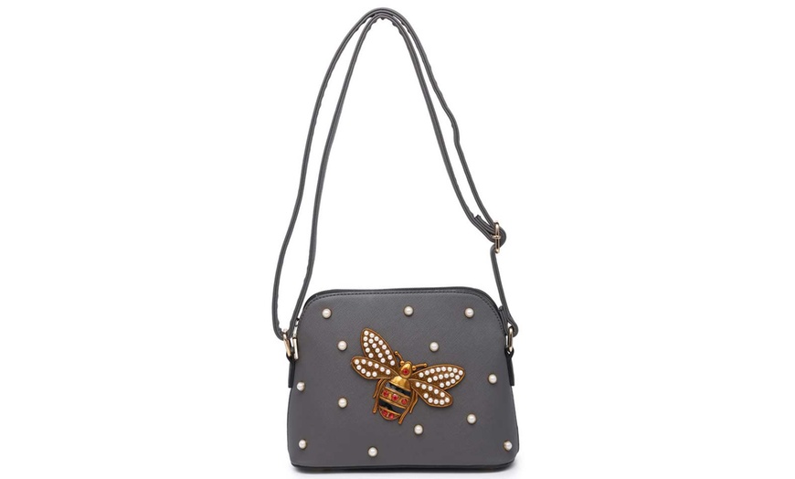 Image 5: Bee Embellished Cross-Body Bag