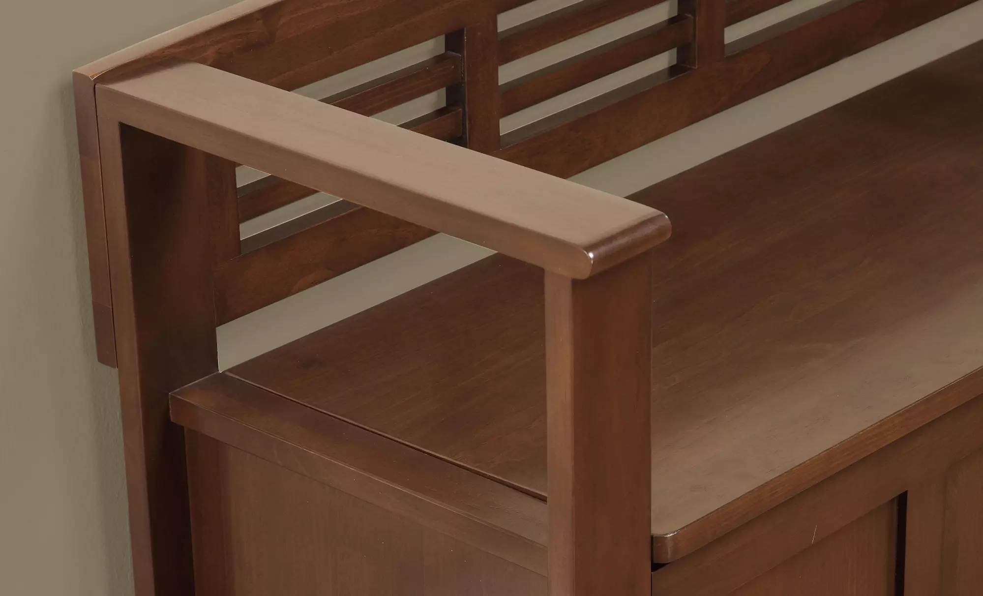 Simpli Home Adams Collection Entryway Storage Bench - Second Medium