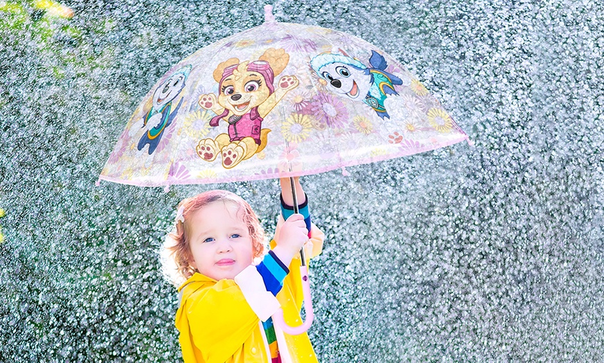 Image 1: Kids Licensed Umbrella 