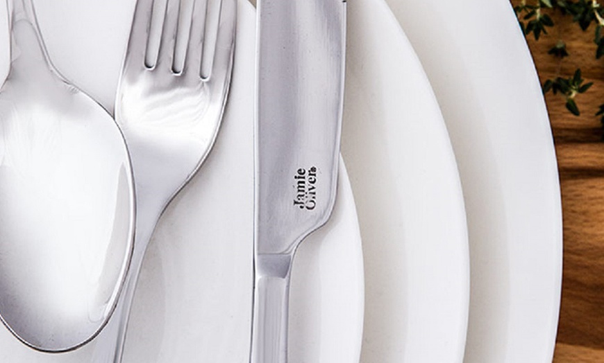 Image 2: Jamie Oliver 56-Pce Cutlery Set