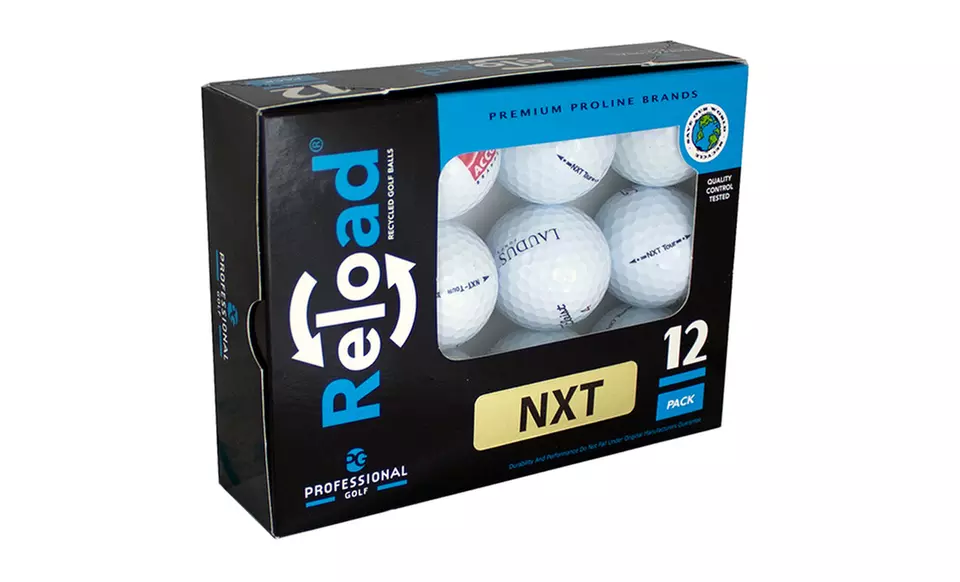 12-Pack of Premium Recycled Titleist NXT Tour Golf Balls - Primary Image
