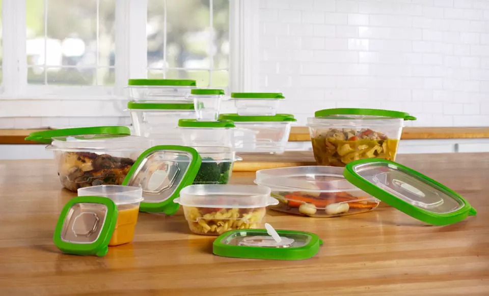 $13.99 for a Set of 12 Plastic Food Containers with Lids ($69.97 List Price). Free Returns. - Primary Image