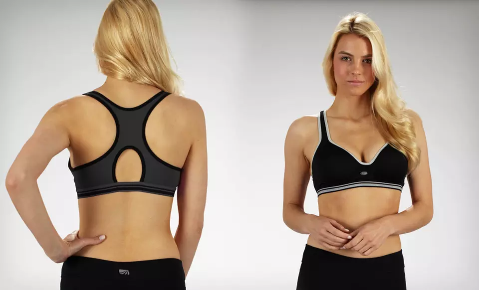 $26.99 for a Two-Pack of Marika Tek Keyhole Sports Bras in S–XL ($100 List Price). 5 Colors Available. Free Shipping. - Second Medium