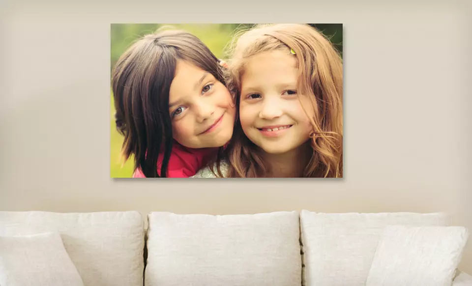 1 or 2 Personalized 16”x20” Gallery-Wrapped Canvases from Canvas On Demand (Up to 78% Off). Free Shipping. - Primary Image