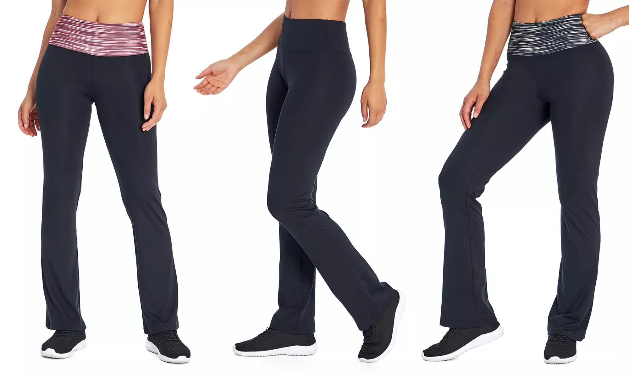 Women's Bally Total Fitness High Rise 32" Contrast Waist Yoga Pants - Primary Image