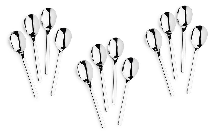 Image 12: Polished Steel Cutlery Set