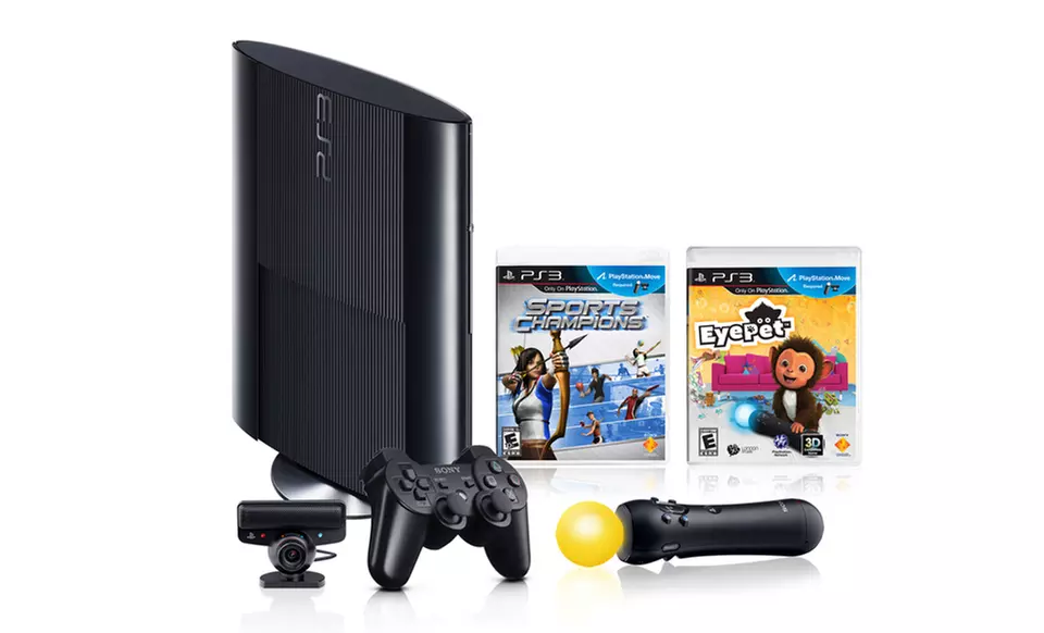 Playstation 3 250 GB Move Bundle with Sports Champions and EyePet. - Primary Image