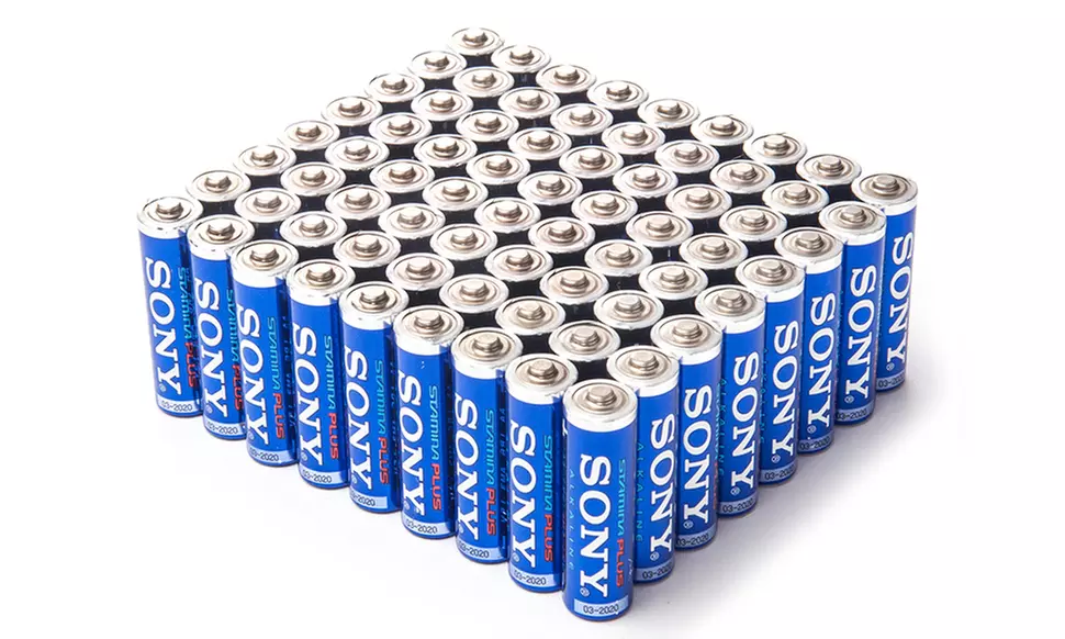Sony Stamina Plus Alkaline AA or AAA Batteries (72-Pack) - Primary Image