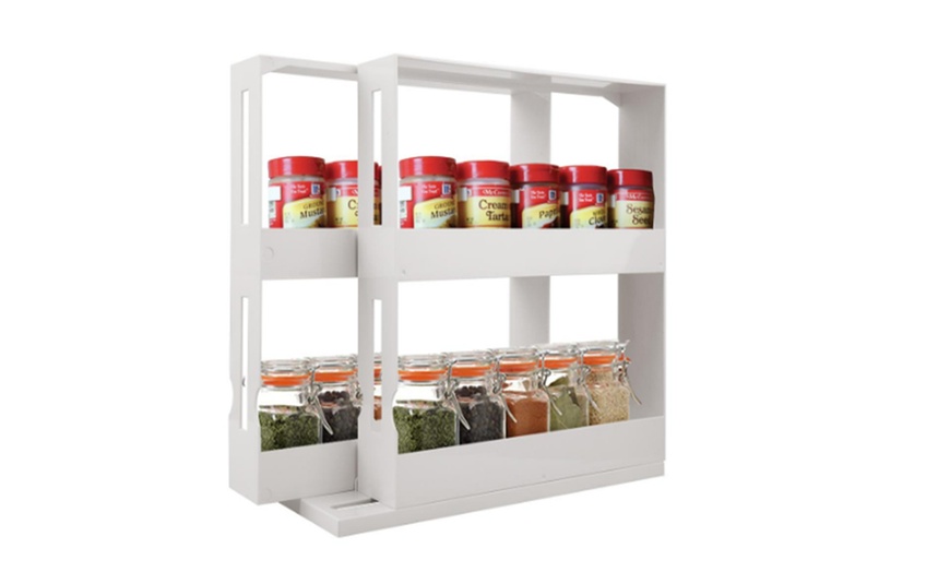 Image 3: Rotating Spice Rack Organiser