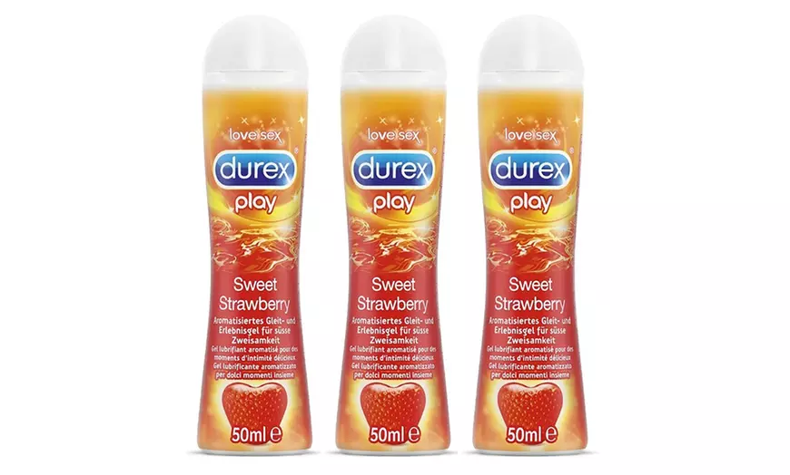 Image 1: Durex glijmiddel aardbei