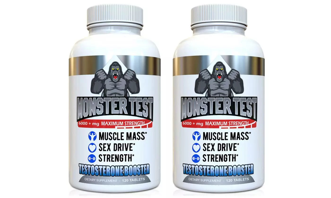 Buy 1 Get 1 Free: Monster Test Testosterone Booster (240-Count) - Primary Image