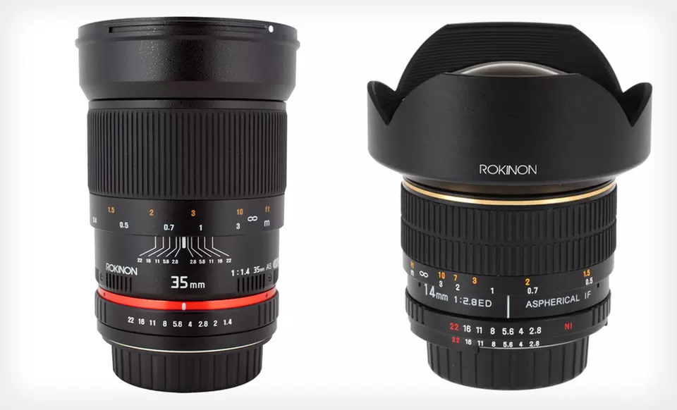 Rokinon Wide-Angle Lenses (Up to 43% Off). Multiple Options Available. Free Shipping and Free Returns. - Primary Image