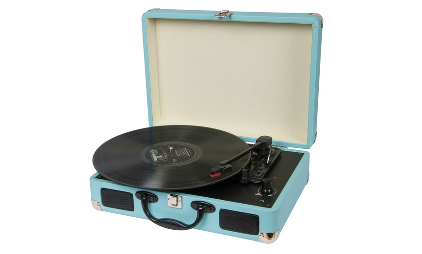 Image 11: Turntable Record Player Briefcase