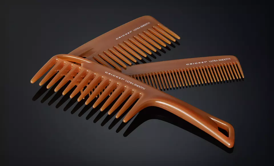Cricket Combs Infused with Argan Oil, Olive Oil, and Keratin (Up to 55% Off). Four Options Available. Free Returns. - Primary Image