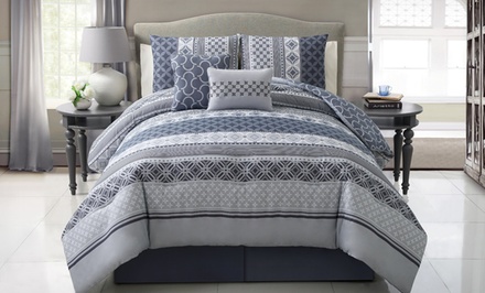 5-Piece Reversible Comforter Set | Groupon Goods