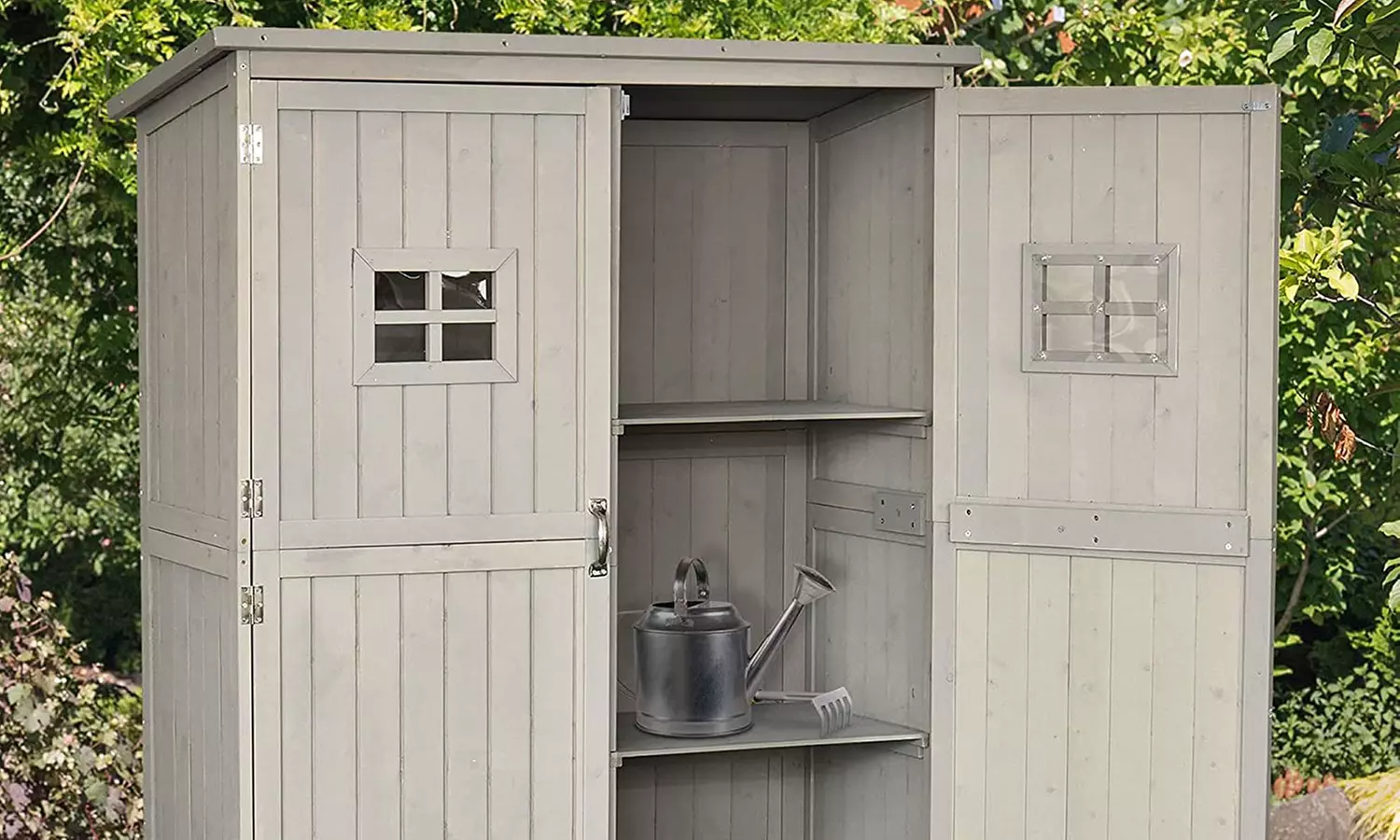 Outsunny Wooden Garden Shed