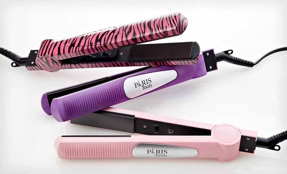 Paris Tools Styler/Flat Iron in Pink, Purple, or Pink Zebra (Up to 76% Off). Free Shipping and Free Returns. - Primary Image