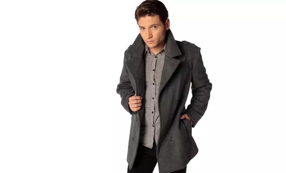 Men's Alpine Swiss﻿ Jake Pea Coat. Multiple Colors Available. Free Shipping and Returns. - Second Medium