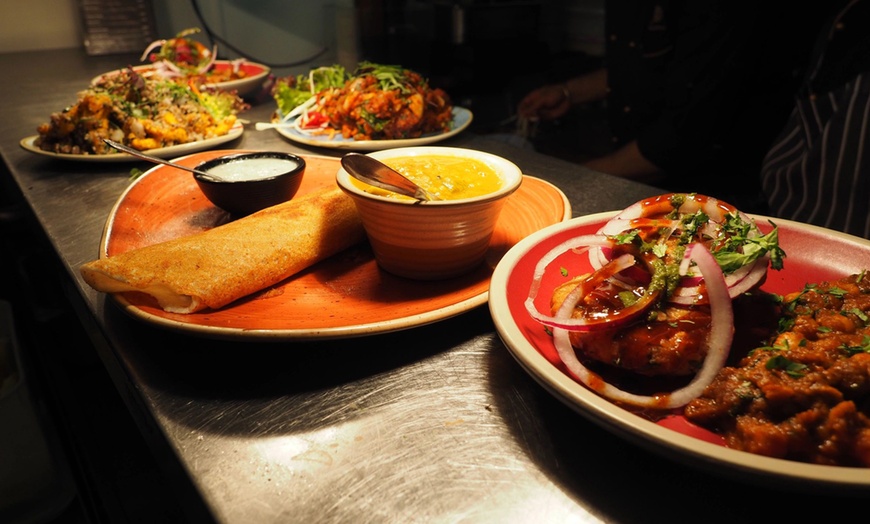 Image 1: Indian Banquet Dinner and a Drink Each for Two, Four, or Six People