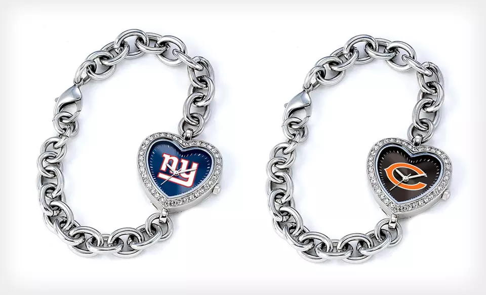 $35 for a Game Time Women's NFL Heart Watch ($59.95 List Price). All 32 Teams Available. Free Shipping. - Primary Image