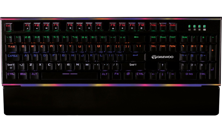 Image 2: Daewoo Mechanical Gaming Keyboard with Number Pad