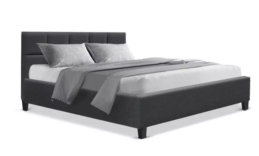 Image 7: Contemporary Plush Bed Frame