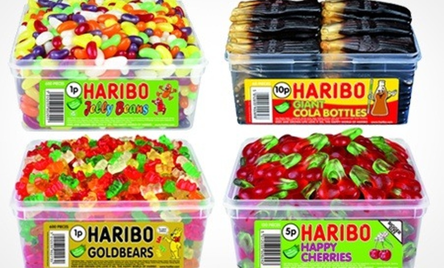 Image 1: Haribo Sweet Tubs