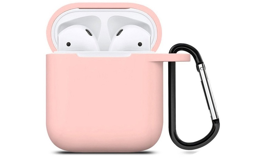 Image 15: AirPods Silicone Case Cover Protective Skin for Apple Airpod Charging Case