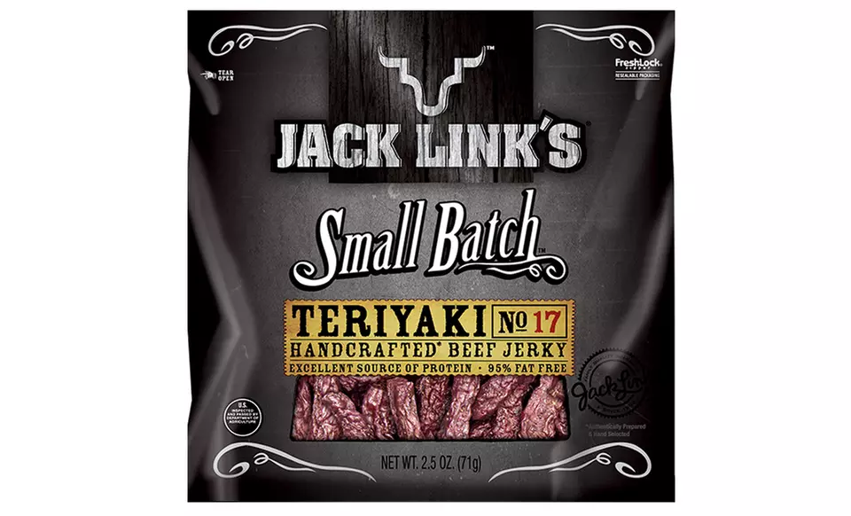 8 Packages of Jack Link's Small-Batch Beef Jerky in Original, Peppered, or Teriyaki - Second Medium
