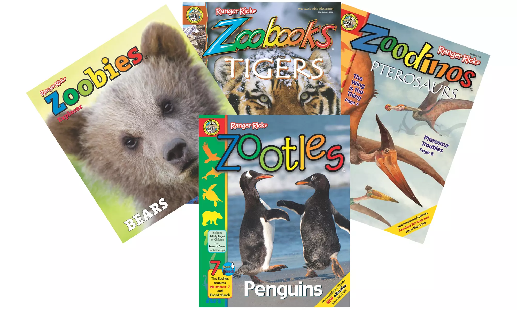 One- or Two-Year, Print and/or Digital Subscriptions to Zoobooks, Zootles, Zoobies or Zoodinos Magazines (Up to 75% Off) - Primary Image
