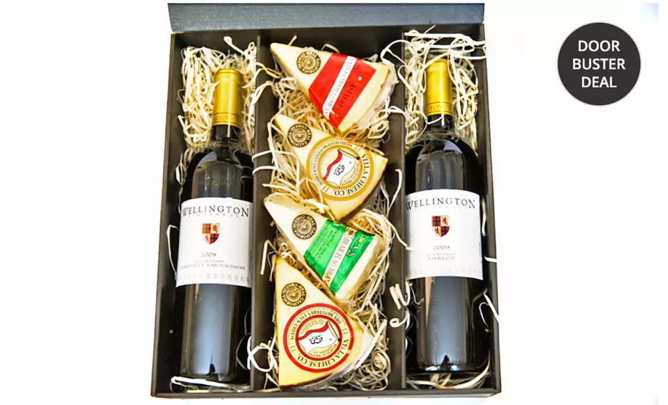 Sonoma Valley Wine and Cheese Gift Set - Primary Image