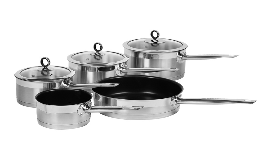 Image 15: Morphy Richards 5-Pc Saucepan Set