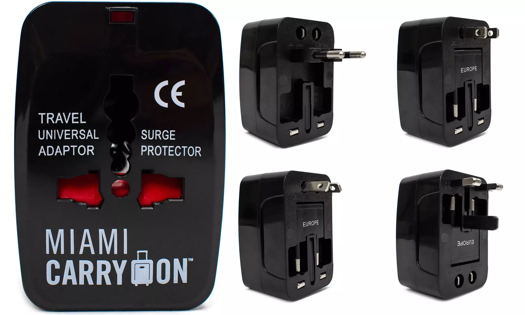 Miami CarryOn International Travel Power Adapter - Primary Image