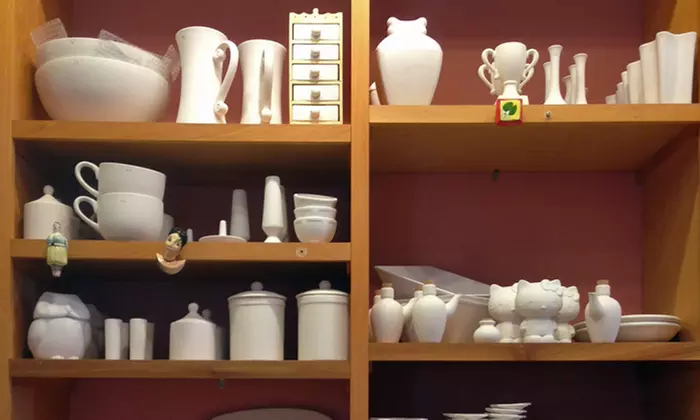 $15 for BYOB Paint Your Own Pottery Session with Materials at Clay Café ($30 Value) - Primary Image
