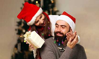 12 or 24 Jingle Bell Beard Clips