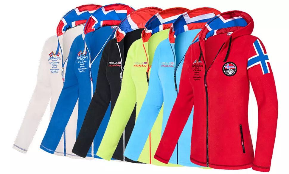 Nebulus Damen-Fleece-Jacke Kinley oder Schweden in der Farbe und Größe nach Wahl - Primary Image