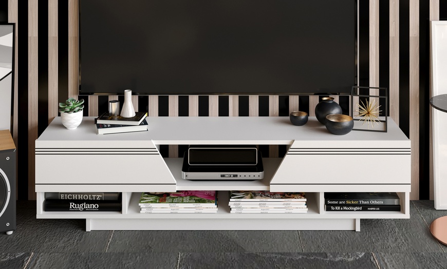 Image 1: Decorotika Aspatria 160cm Wide TV Stand