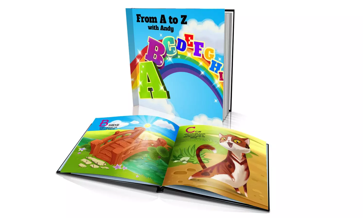 Softcover or Hardcover "From A to Z" Personalized Kids' Story Book from Dinkleboo (Up to 65% Off) - Primary Image