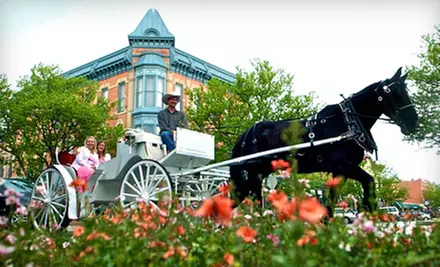 Horse-Drawn Carriage Ride for Two or Six with Box of Taffy from Colorado Carriage and Wagon (Up to 76% Off) - Primary Image