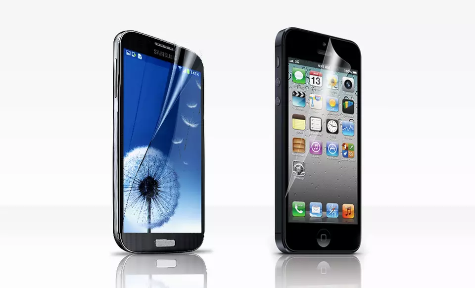 MOTA Transparent Protection Shield for iPhone 5 or Samsung Galaxy S4. Free Returns. - Primary Image