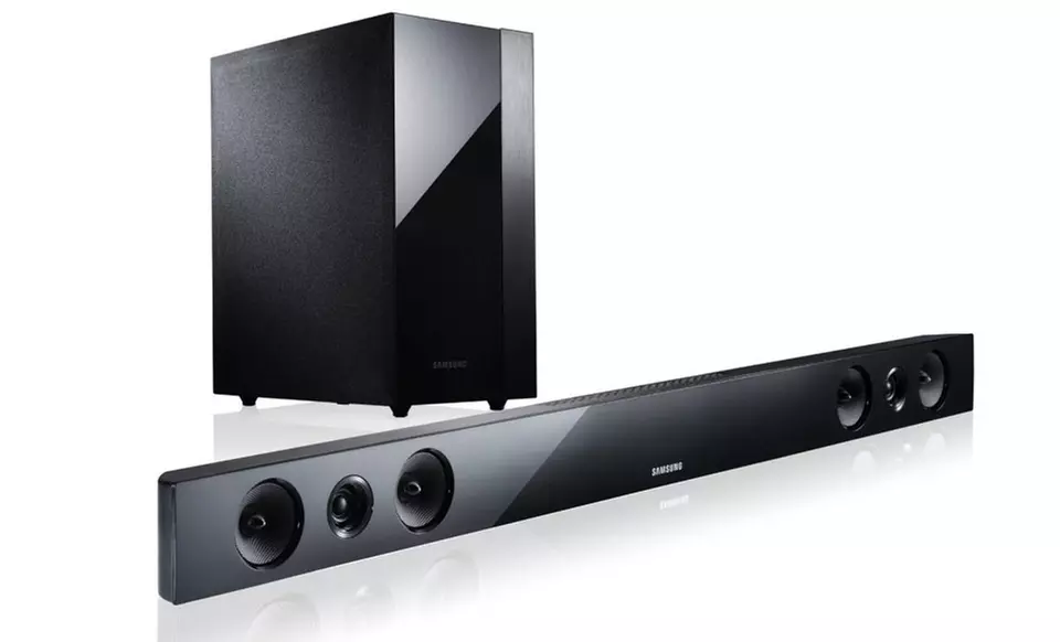 Samsung Sound Bar with Bluetooth and Wireless Subwoofer (Refurbished)   - Primary Image